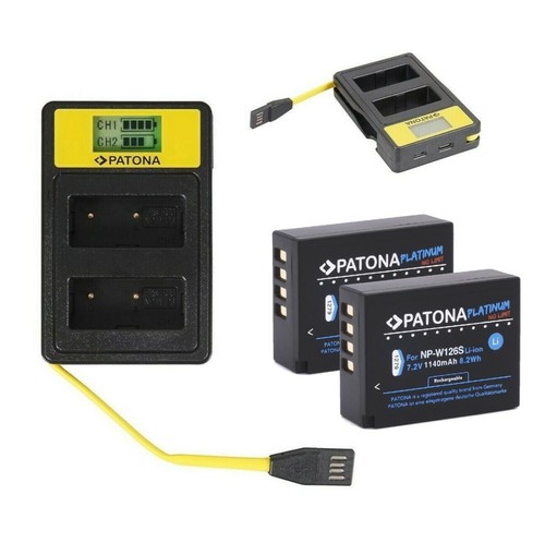 Batteria per fujifilm - 2x,